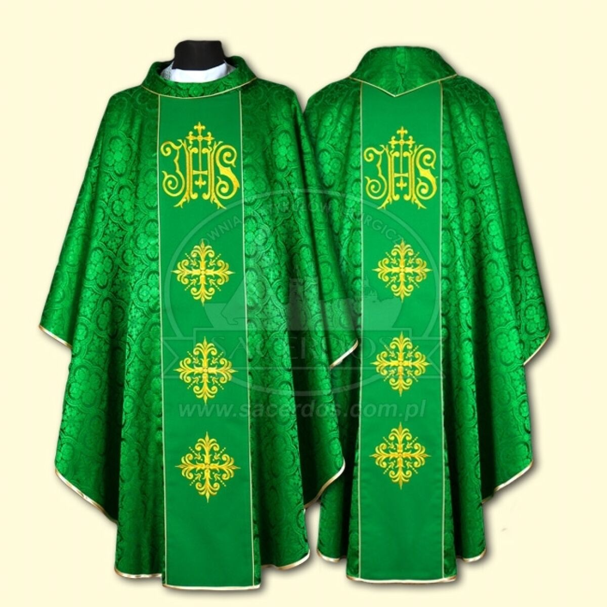 Ornat zielony (19) - Hurtownia Artykułów Liturgicznych "SACERDOS"
