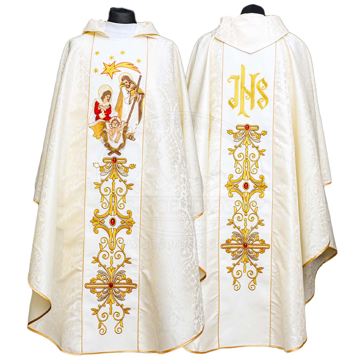 hurtownia-artykulow-liturgicznych-sacerdos-ornat-boze-narodzenie Ornat biały - Narodzenie Pańskie (1) - obrazek 1