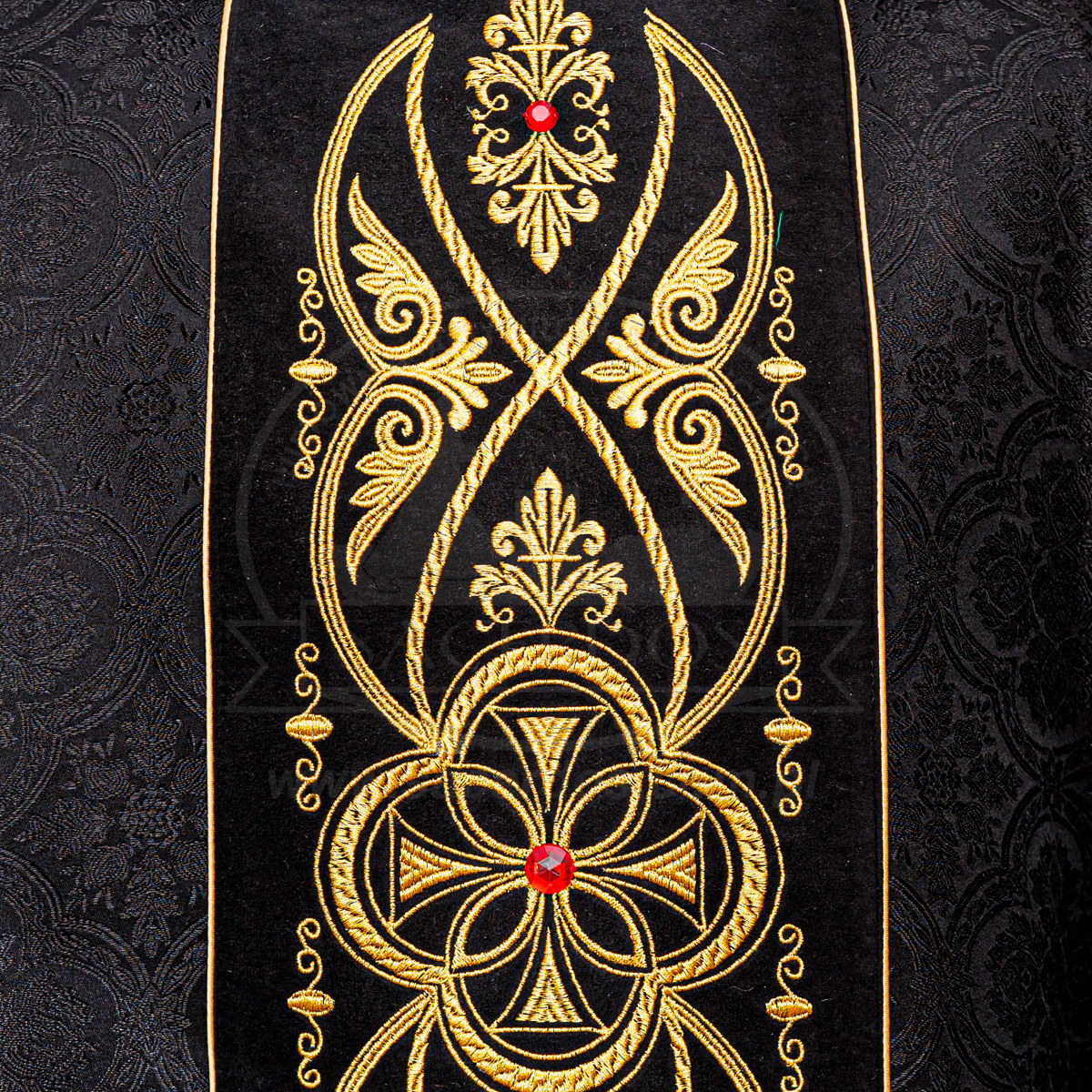hurtownia-artykulow-liturgicznych-sacerdos-ornat-czarny-2 Ornat czarny (1) - obrazek 2