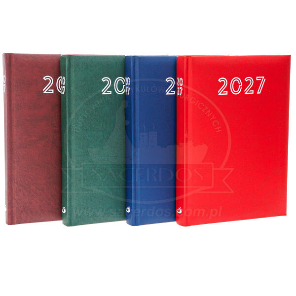 Kalendarz terminarz 2027 A5