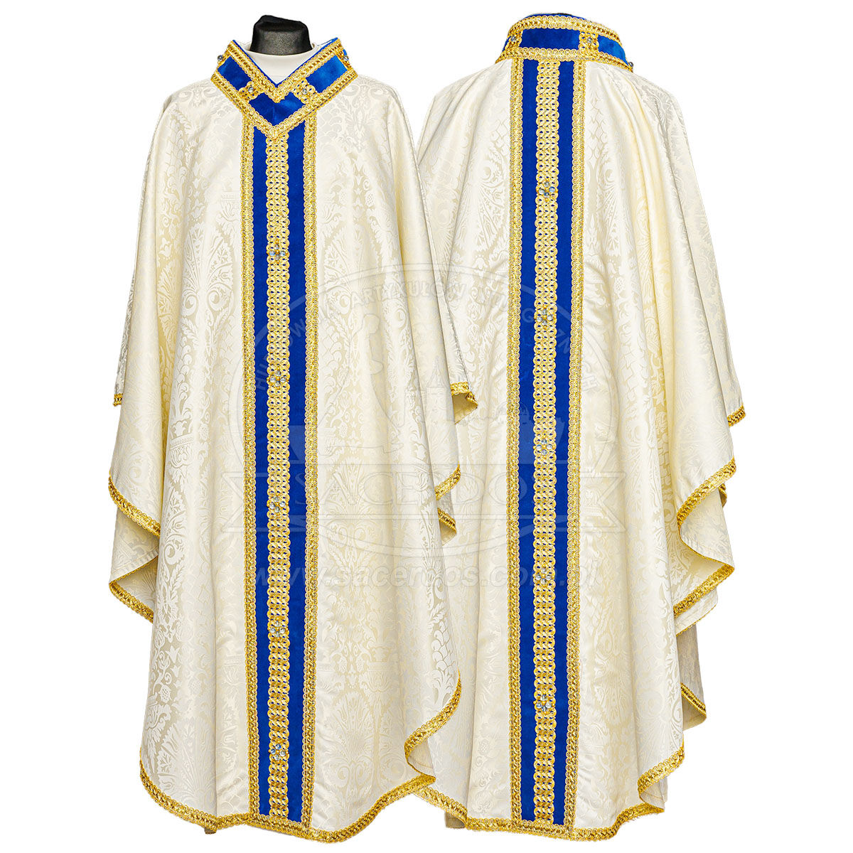 hurtownia-artykulow-liturgicznych-sacerdos-ornat-maryjny-1 Ornat biały z niebieskim paskiem - obrazek 1